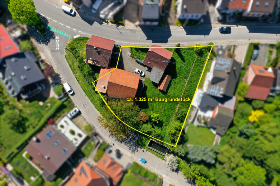 BAUGRUNDSTÜCK FÜR 2 BIS 3 MEHRFAMILIENHÄUSER, KETTENHÄUSER ODER AUCH EIN-/ UND 2 FAMILIENHÄUSER…, 76307 Karlsbad / Mittelmutschelbach, Wohngrundstück