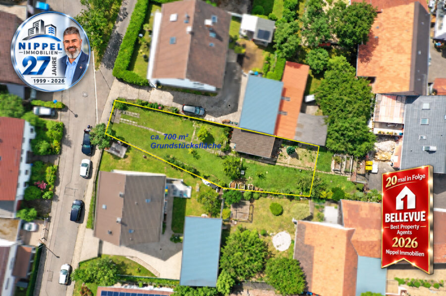 WOHNBAUGRUNDSTÜCK MIT BAUGENEHMIGUNG FÜR EIN EINFAMILIENHAUS, 76228 Karlsruhe / Palmbach, Wohngrundstück